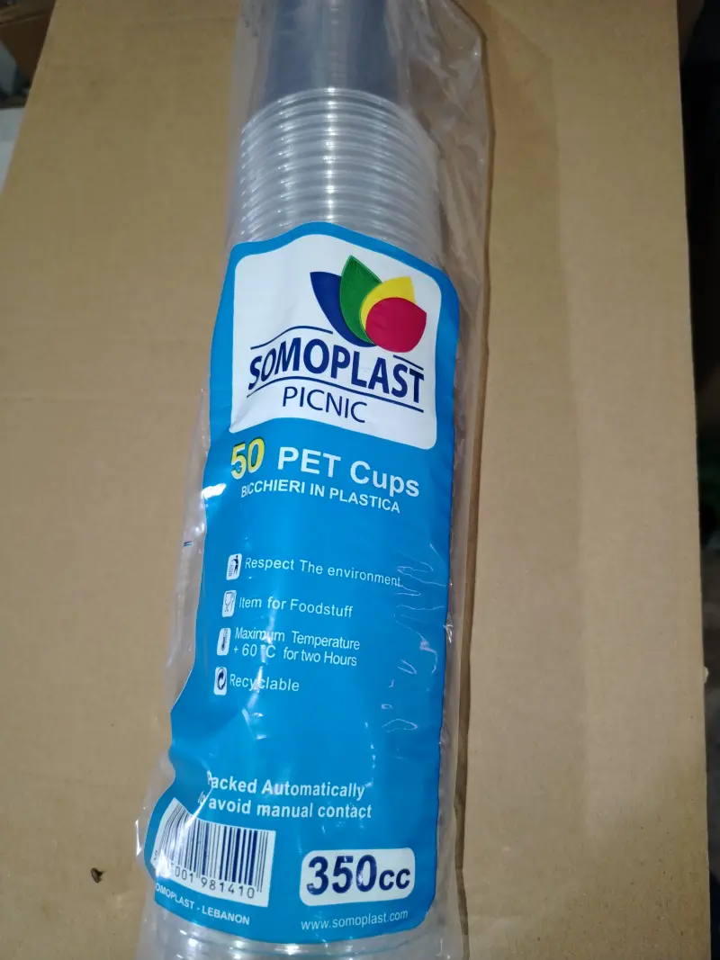 Cup plastic 350cc pet