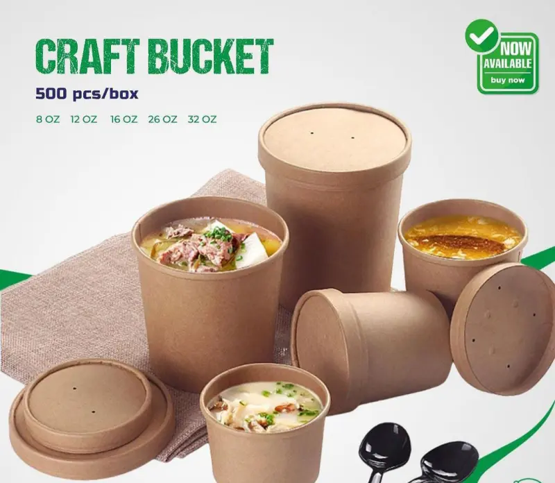 Cup paper soup bowl 12oz
