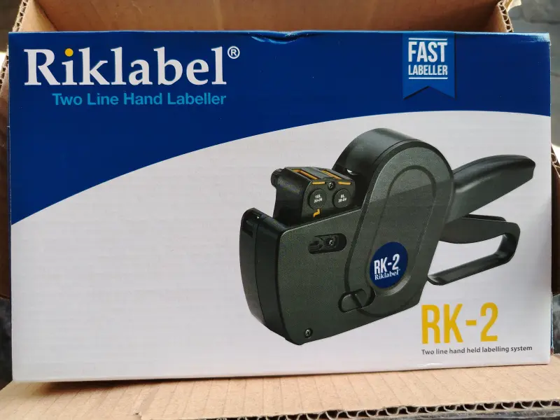RK2 two line hand labeller