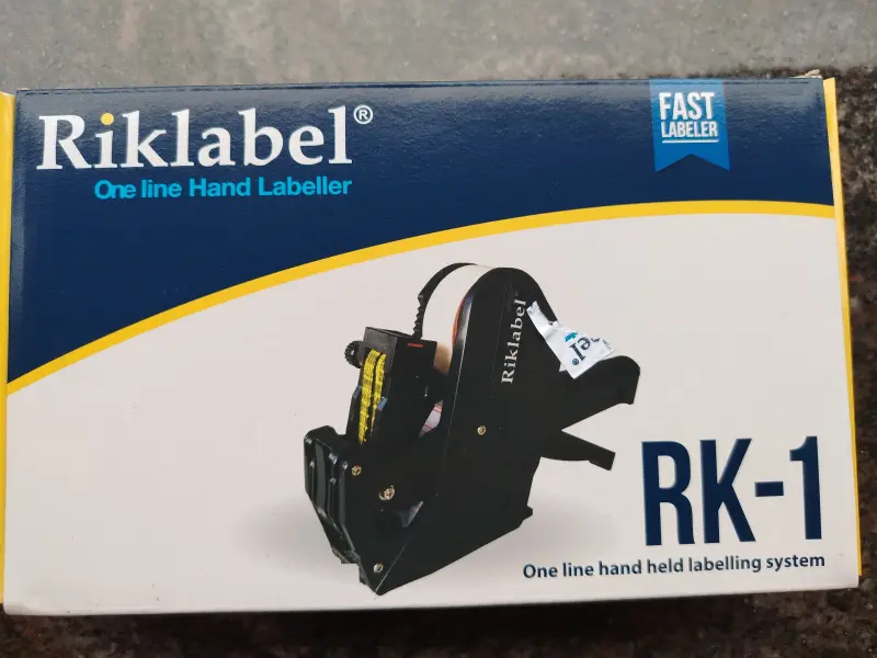 Rk1 one line hand labeller