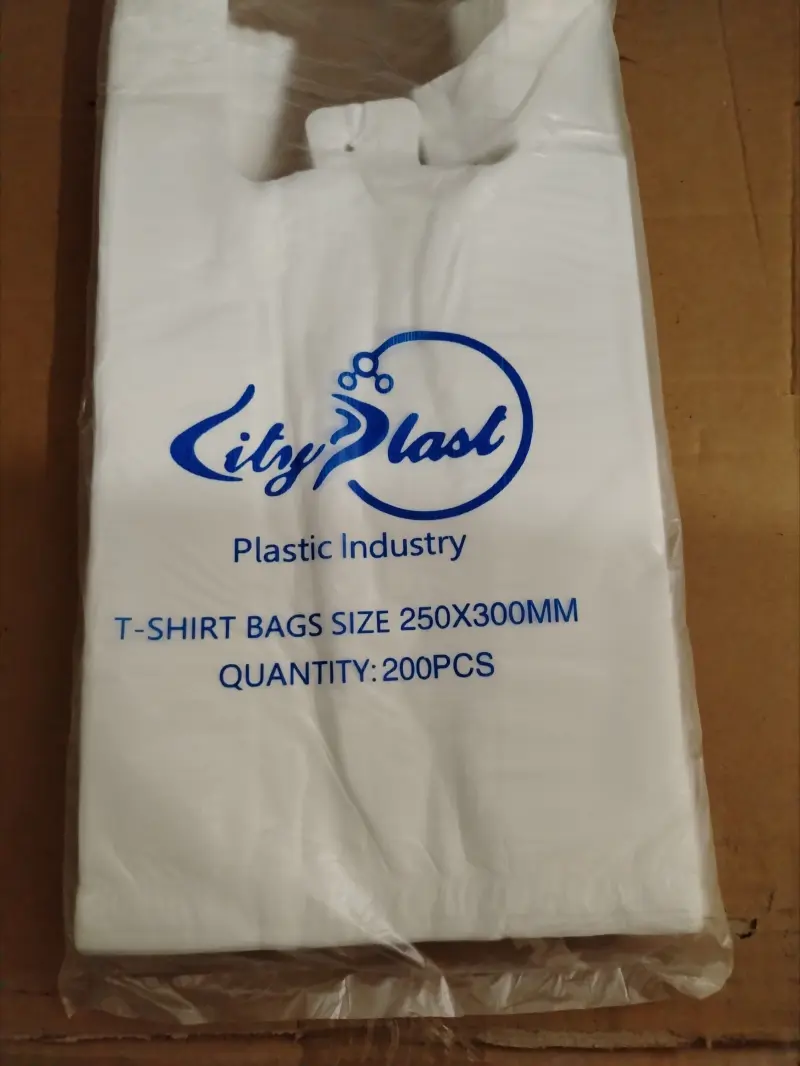 Bags white 25*30